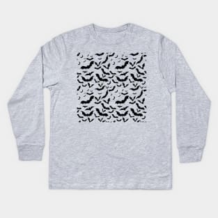 Spooky Bats All Over Print Kids Long Sleeve T-Shirt